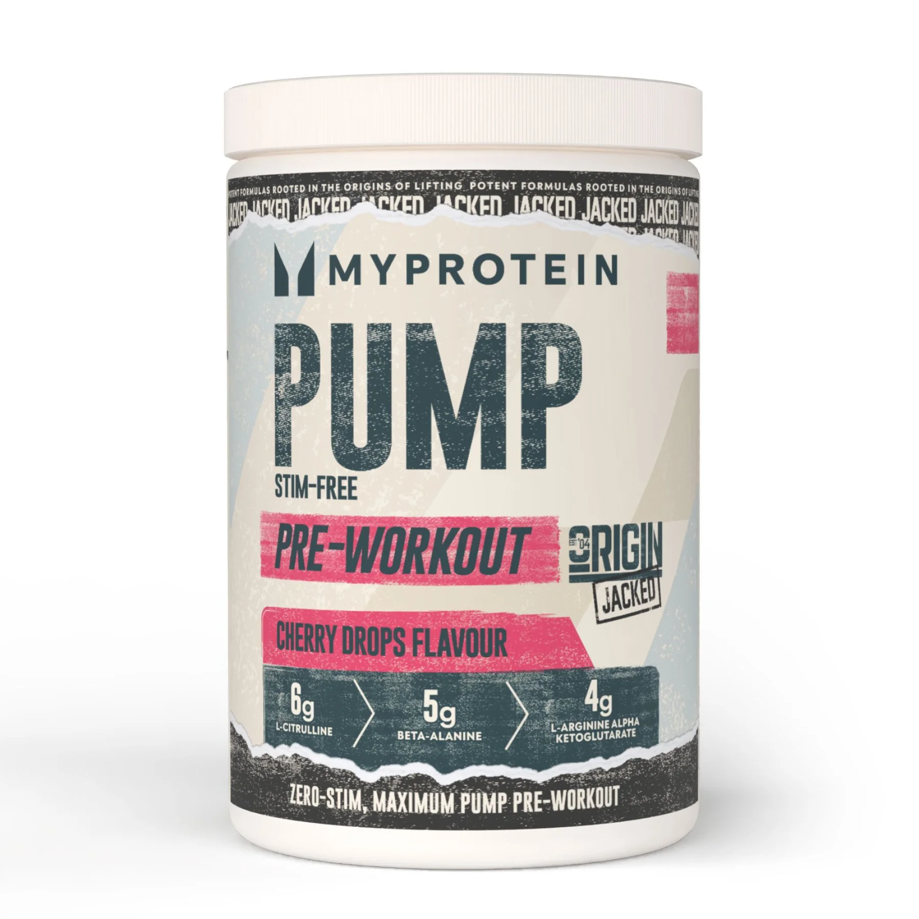 Origin Jacked Pump - 25servings - Cherry Drops Billede 1