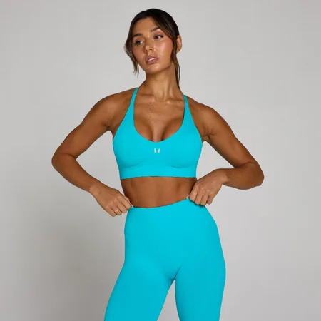 MP Women's Tempo Ultra Seamless Sports-bh - Elektrisk Blå