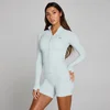 MP Women's Tempo Ultra Seamless Jakke med Lynlås - Blå Aura