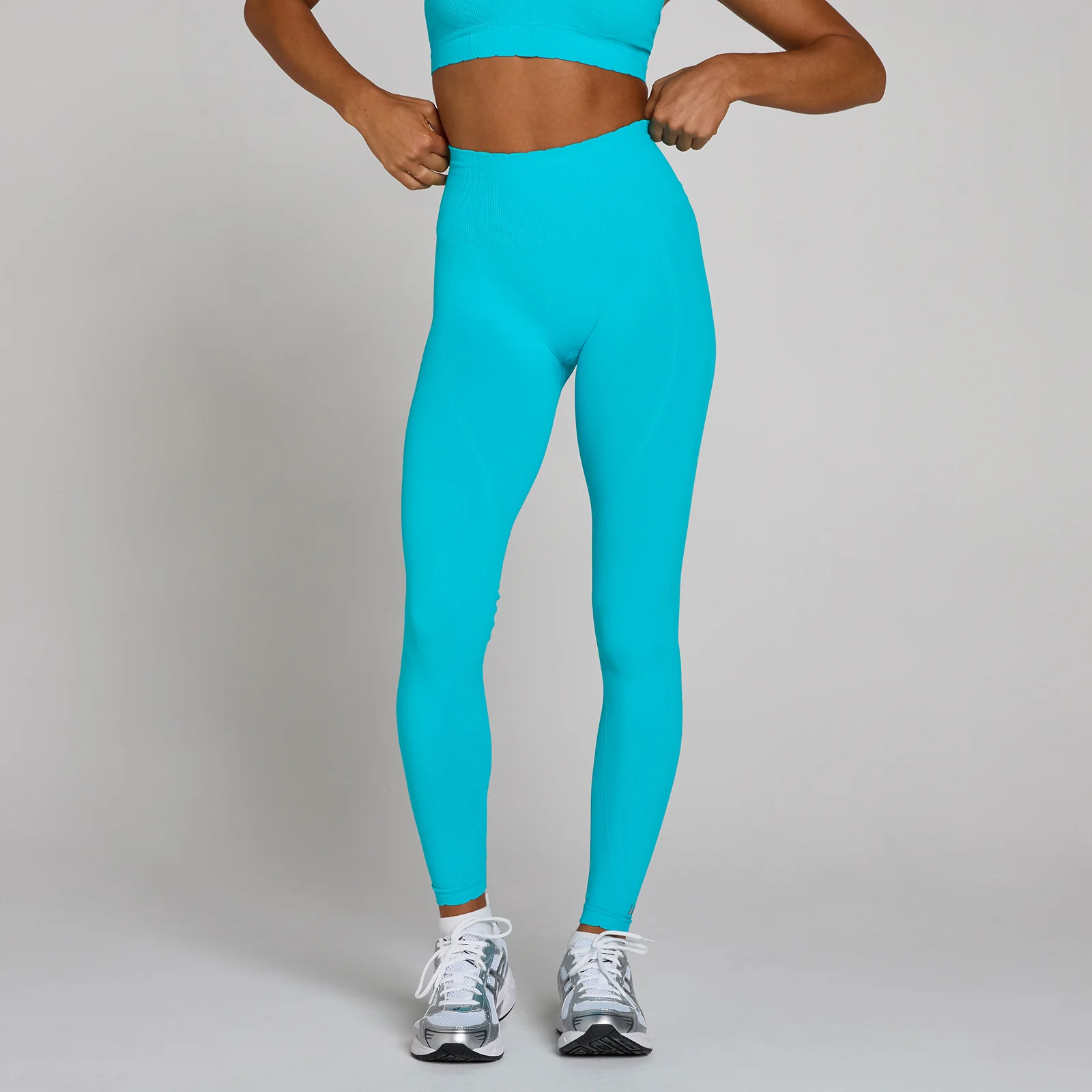 MP Women's Tempo Ultra Seamless Leggings - Elektrisk Blå - XS Billede 1