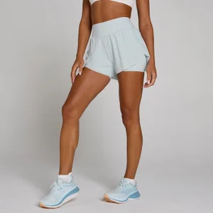 MP Dame Tempo Ultra Plisseret Løbeshorts - Blue Aura - Size XS