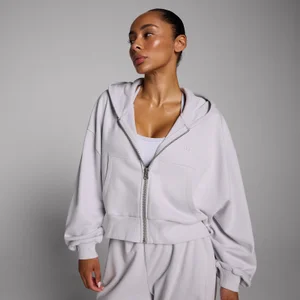 MP Women's Lifestyle hættetrøje med lynlås - Kridt støv - Size S