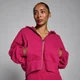 MP Women's Lifestyle hættetrøje med lynlås - Dyb bær