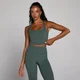 MP Dame Tempo vest med stropper og racerback - Cloudy Green