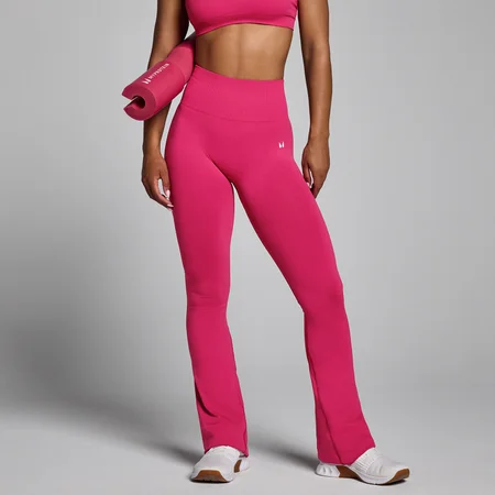 MP Women's Tempo sømløse leggings med slå - Bold Berry