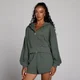 MP Women's Lifestyle hættetrøje med lynlås - Cloudy Green