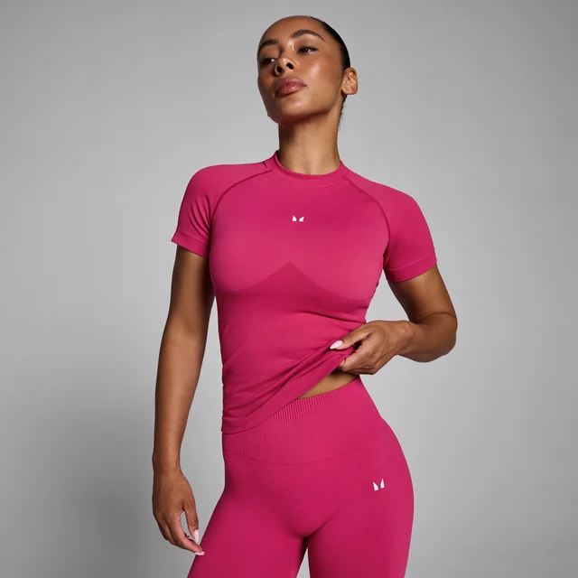 MP Women's Lift Seamless Body Fit T-shirt - Bold Berry