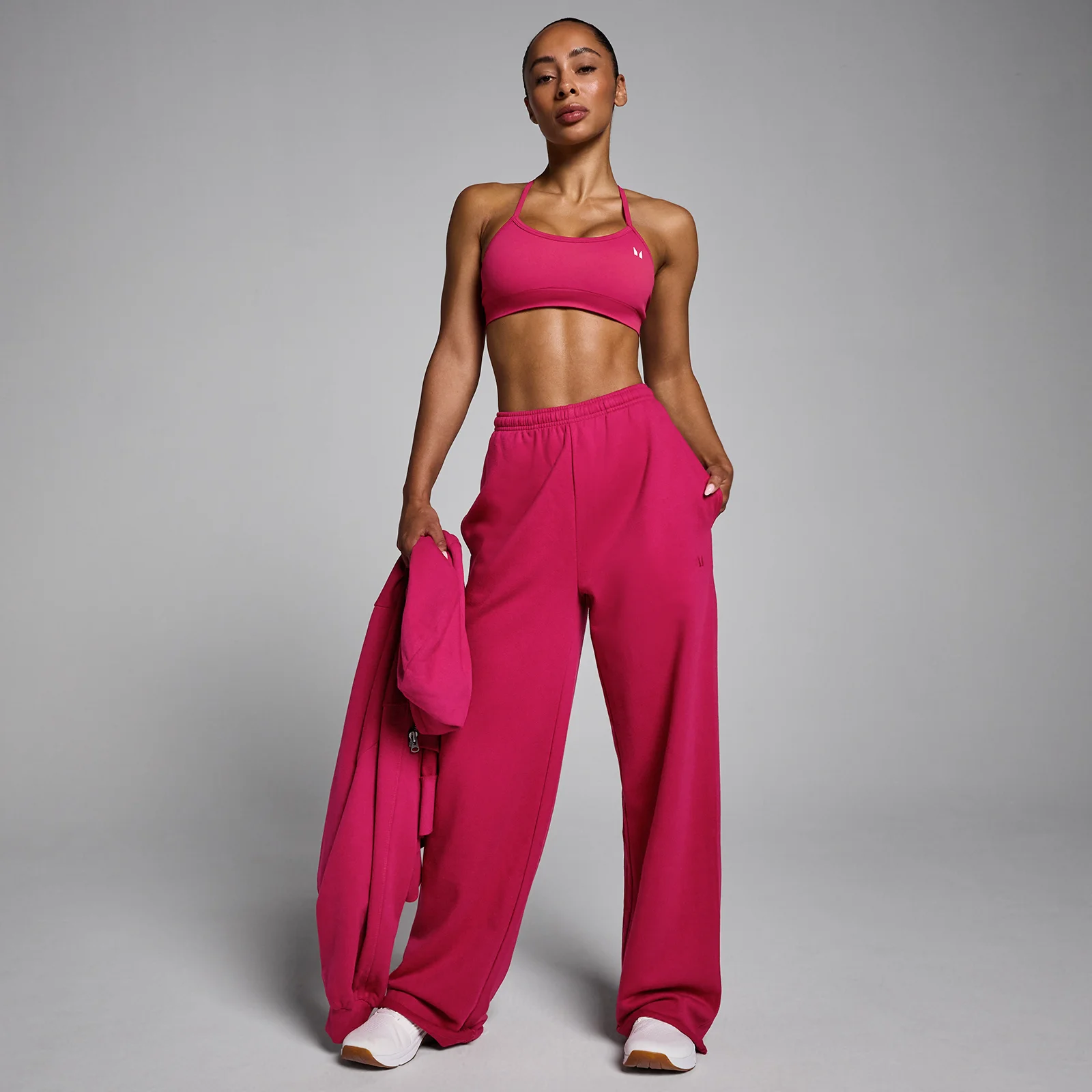MP Women's Lifestyle joggingbukser med lige ben - Bold Berry - S Billede 3