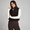 MP Borg Cropped Vest til kvinder - Kakao