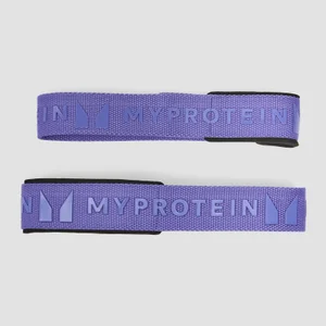Myprotein løftestropper med silikone-greb i taske - Power Indigo - Colour Power Indigo