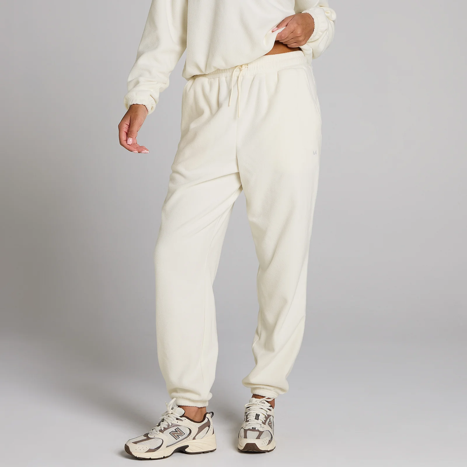MP fleece-joggingbukser til kvinder - Pearl - S Billede 1