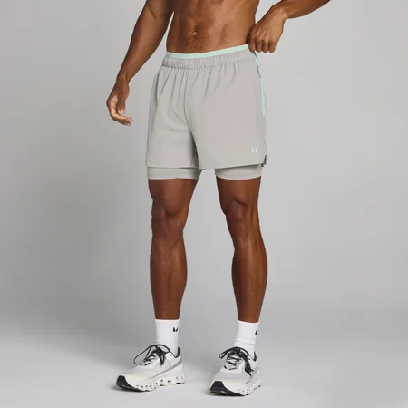 MP Men's Training Ultra 5" 2-i-1 Shorts - Chalk Grey