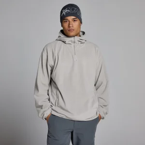 MP hættetrøje i fleece til mænd med kvart lynlås - Sustained Grey - Size M