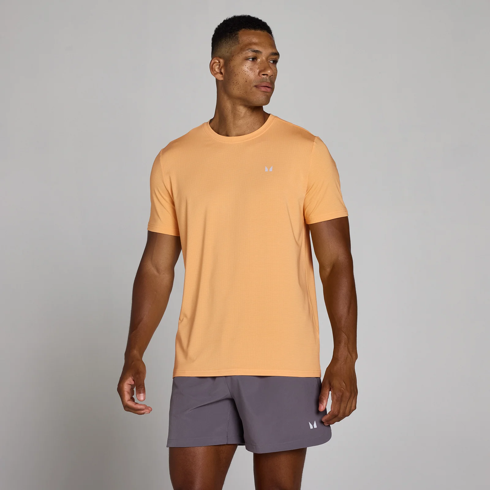 MP Men's Training Grid T-Shirt - Apricot - XS Billede 1