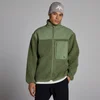 MP Borg fleece til mænd - Vasket olivengrøn