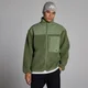 MP Borg fleece til mænd - Vasket olivengrøn
