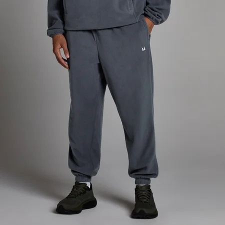 MP fleece joggingbukser til mænd - Granit