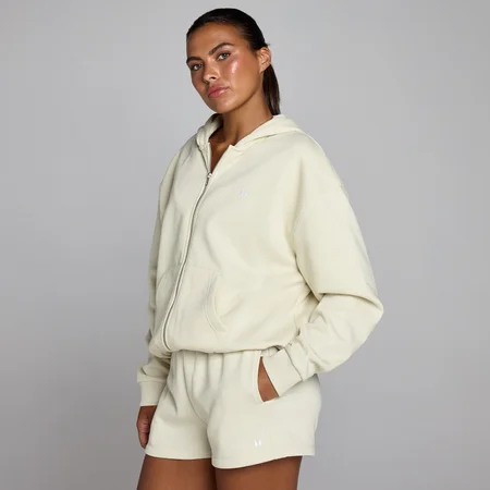 MP Dame Basics Zip Hættetrøje - Ørkenbeige