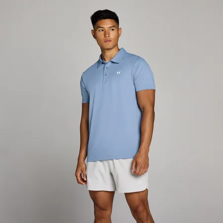 MP Men's Training poloshirt - Tågeblå