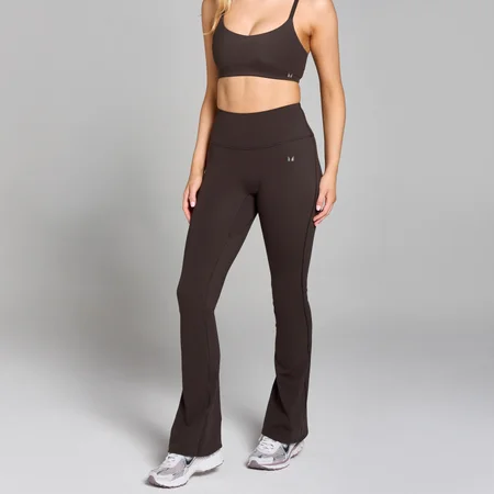 MP Women's Tempo Petite Flared Leggings - Kakao
