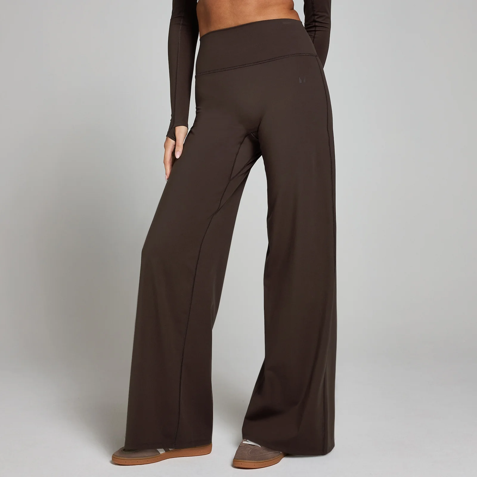 MP Women's Petite Tempo Wide Leg Leggings - Kakao - S Billede 1