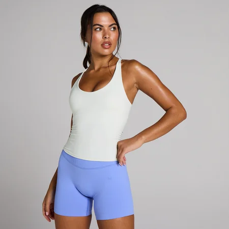 MP Women's Tempo vest med snoet ryg - Optic White