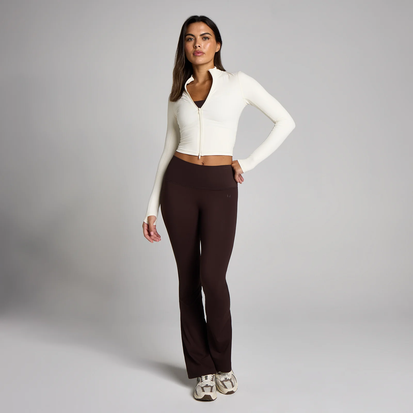 MP Dame Tempo Cropped Jakke - Vanilje - L Billede 3