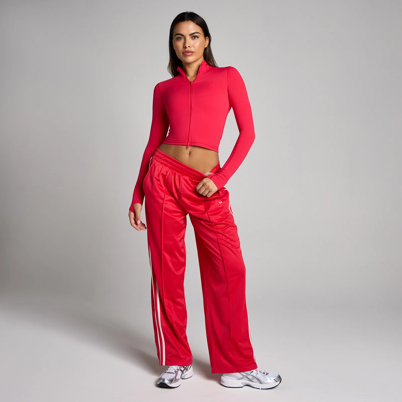 MP Dame Tempo Cropped Jakke - Chilli - L Billede 3