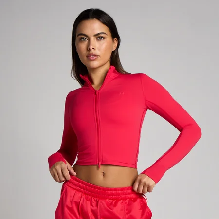 MP Dame Tempo Cropped Jakke - Chilli