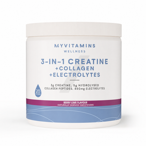 3-i-1 Kreatin + Kollagen + Elektrolytter - Flavour Mixed Berry Lime