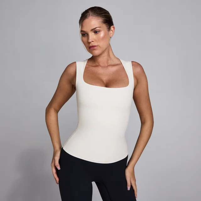 MP Women's SculptForm Square Neck Vest - Pearl