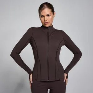 MP Women's SculptForm lynlåsjakke - Kakao - Size S