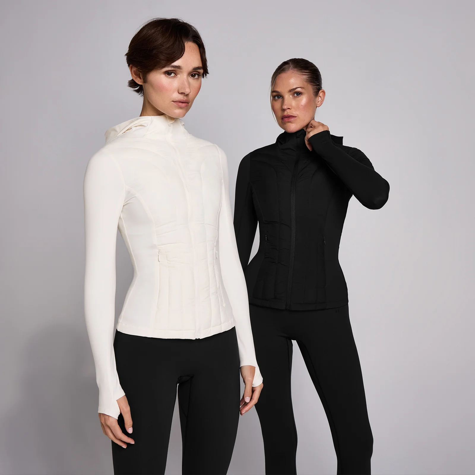 MP Women's SculptForm Hybrid Jacket - Pearl - XS Billede 5