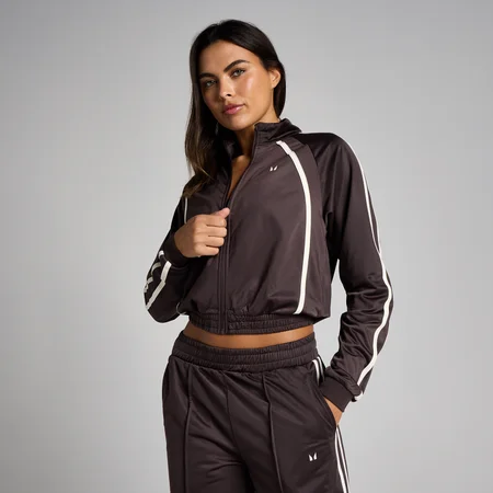 MP Women's Tricot trackjakke - Kakao/Vanilje