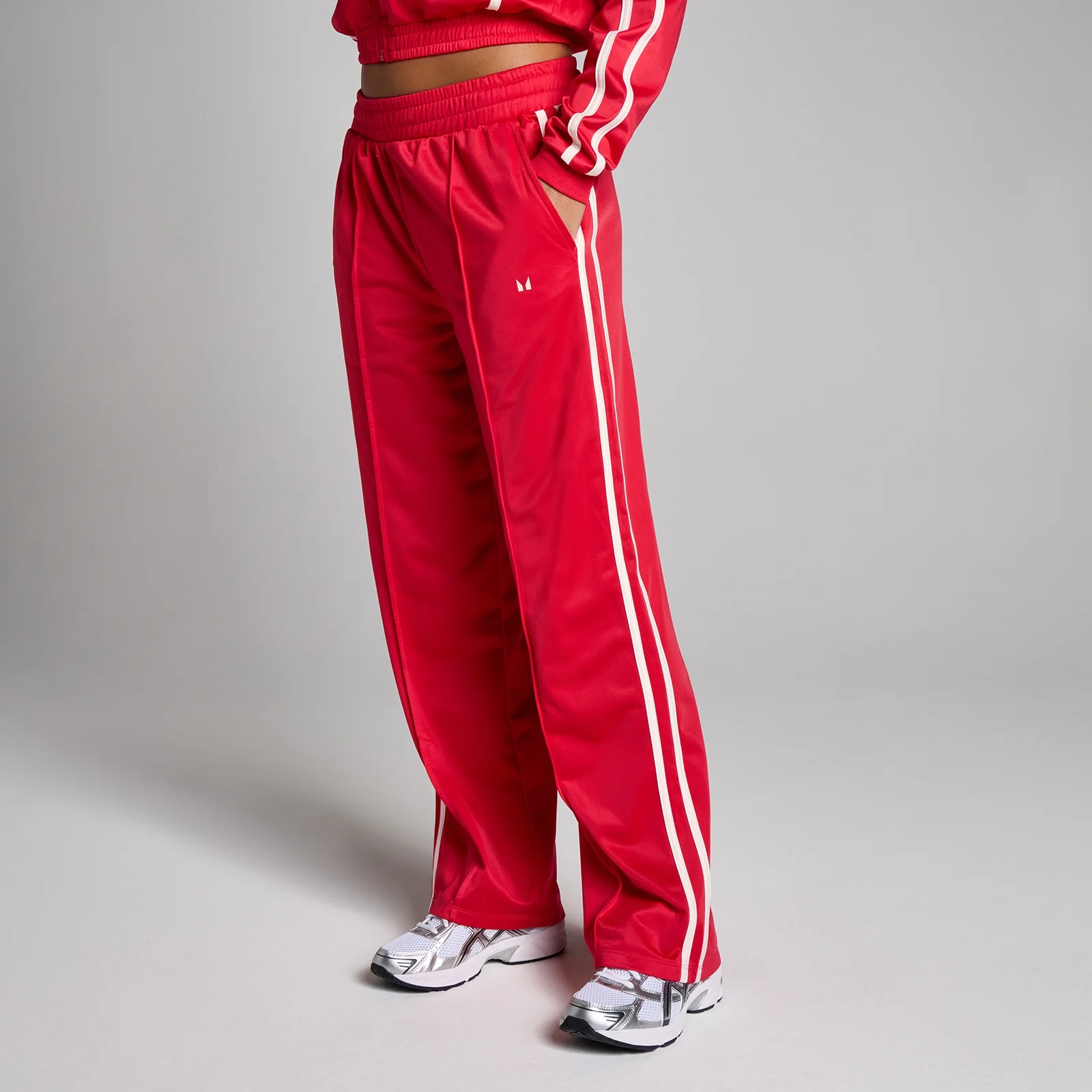 MP Women's Tricot Track joggingbukser med lige ben - Chilli - S Billede 1