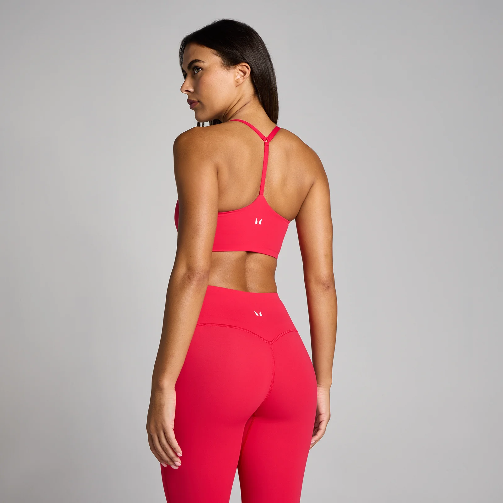 MP Women's Tempo sports-bh med stropper og racerback - Chilli - S Billede 1