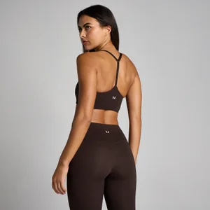 MP Women's Tempo sports-bh med stropper og racerback - Kakao - Size S