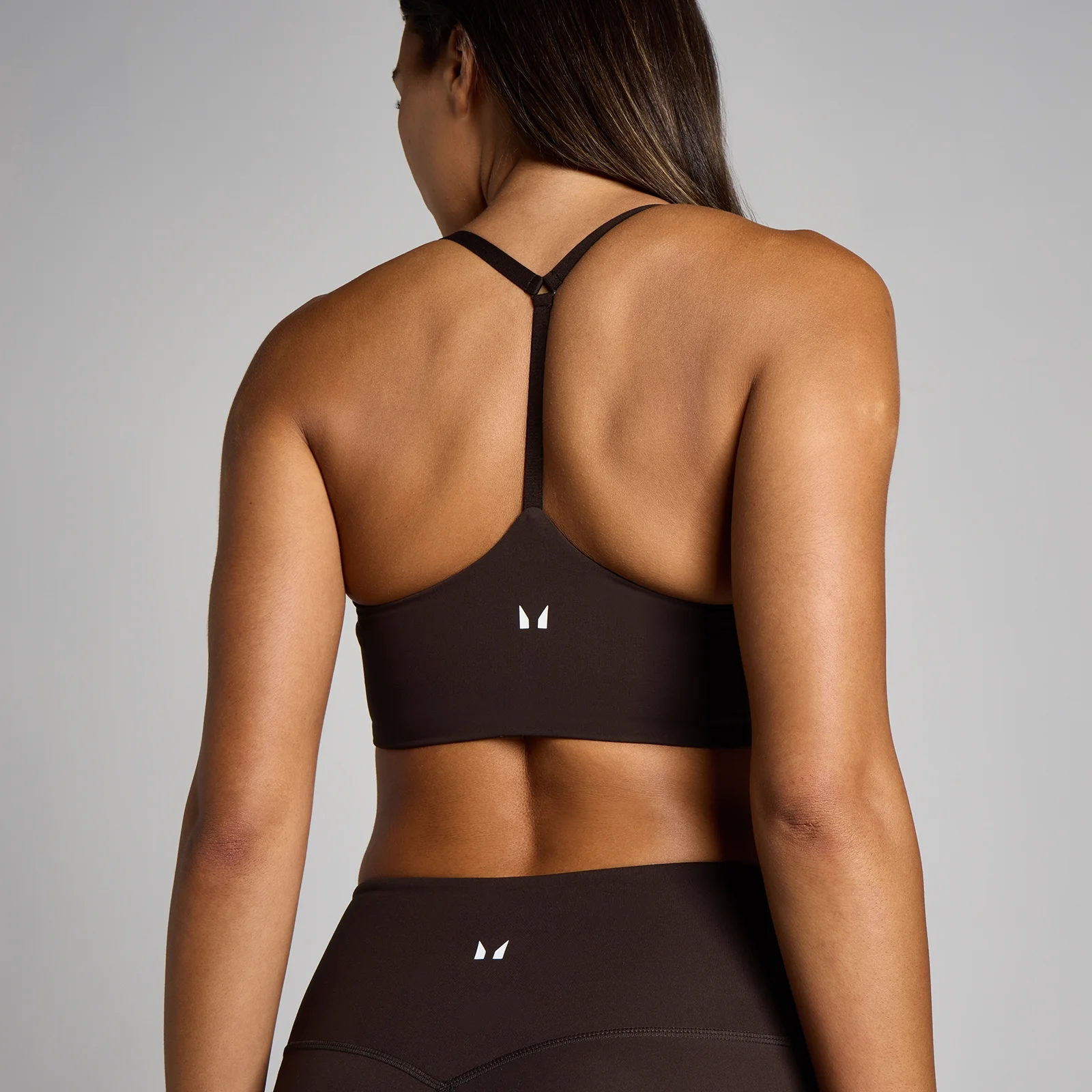 MP Women's Tempo sports-bh med stropper og racerback - Kakao - S Billede 4