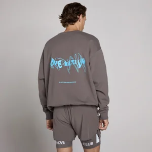 MP unisex sweatshirt med grafik - Askegrå - Size XS