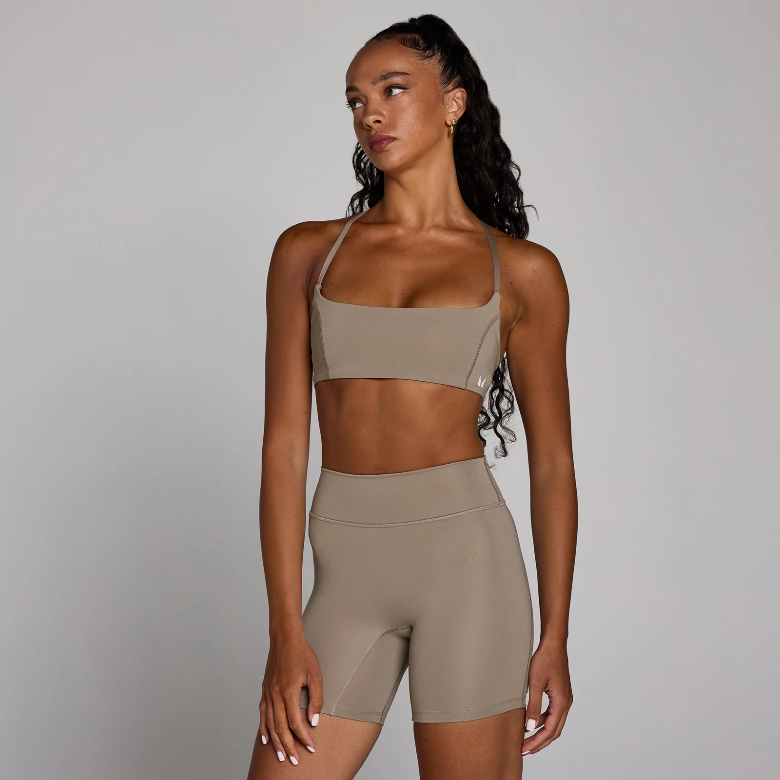 MP Women's Training Open Back Bra - Light Taupe - S Billede 1