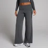 MP ribbede wide leg leggings til kvinder - robust grå