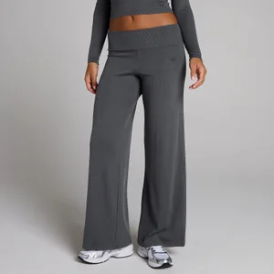 MP ribbede wide leg leggings til kvinder - robust grå - Size S