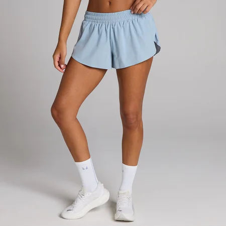 MP vævede 3" løbeshorts til kvinder - denimblå