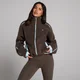 MP Women's Fleece Binding Zip Through Jacket - Chokolade