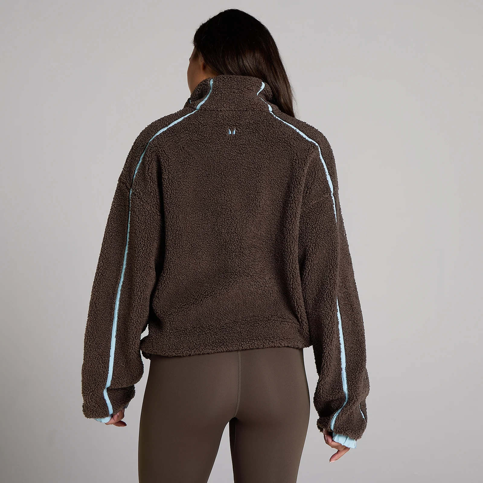 MP Women's Fleece Binding Zip Through Jacket - Chokolade - M Billede 2