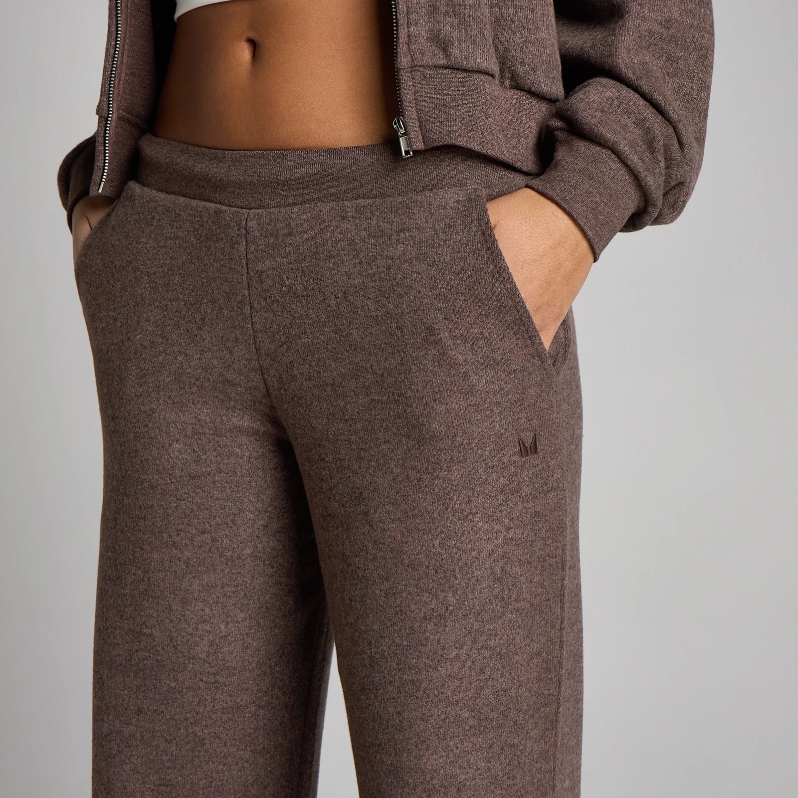 MP Women's Soft Touch joggingbukser med mid-rise pasform og lige ben - Kakao Melange - XS Billede 4