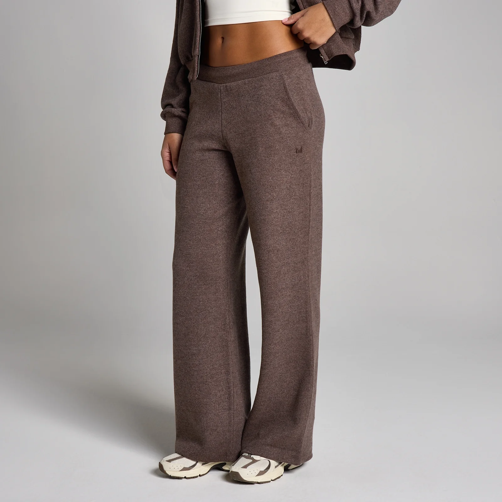 MP Women's Soft Touch joggingbukser med mid-rise pasform og lige ben - Kakao Melange - XS Billede 1