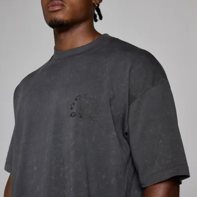MP X Gold's Herre Washed Graphic Oversized T-shirt - Washed Coal - XS Billede 6