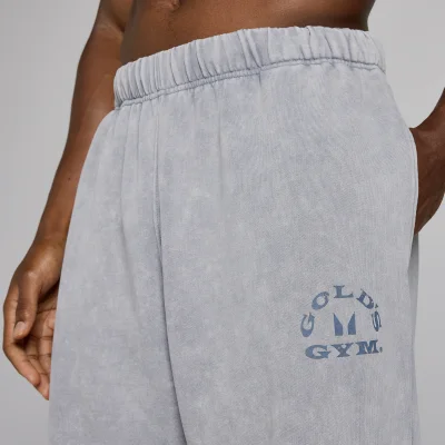 MP X Gold's Herre Washed Graphic Oversized Joggingbukser - Steel Blue - L Billede 6