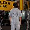 MP X Gold's Herre Washed Graphic Oversized T-shirt - Steel Blue